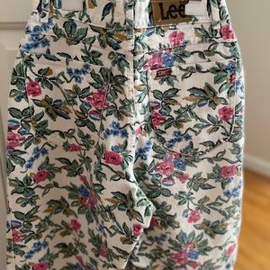 LEE Vintage flower jeans